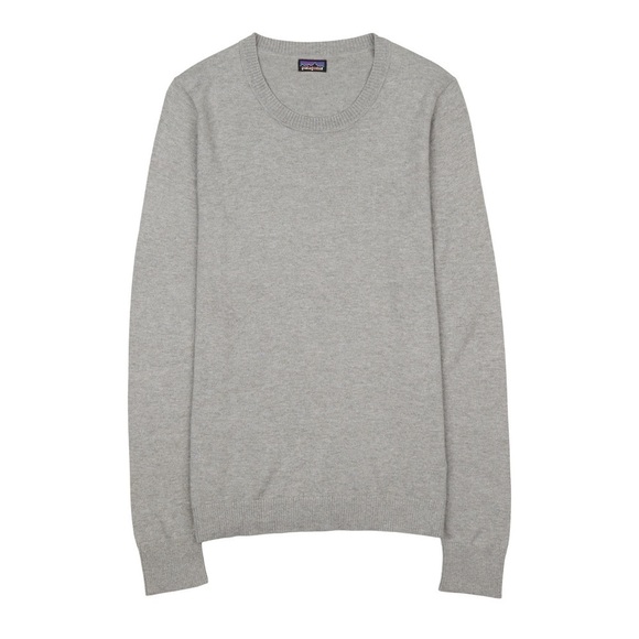 Patagonia Sweaters - Patagonia Andri Grey Crewneck Organic Cotton Sweater